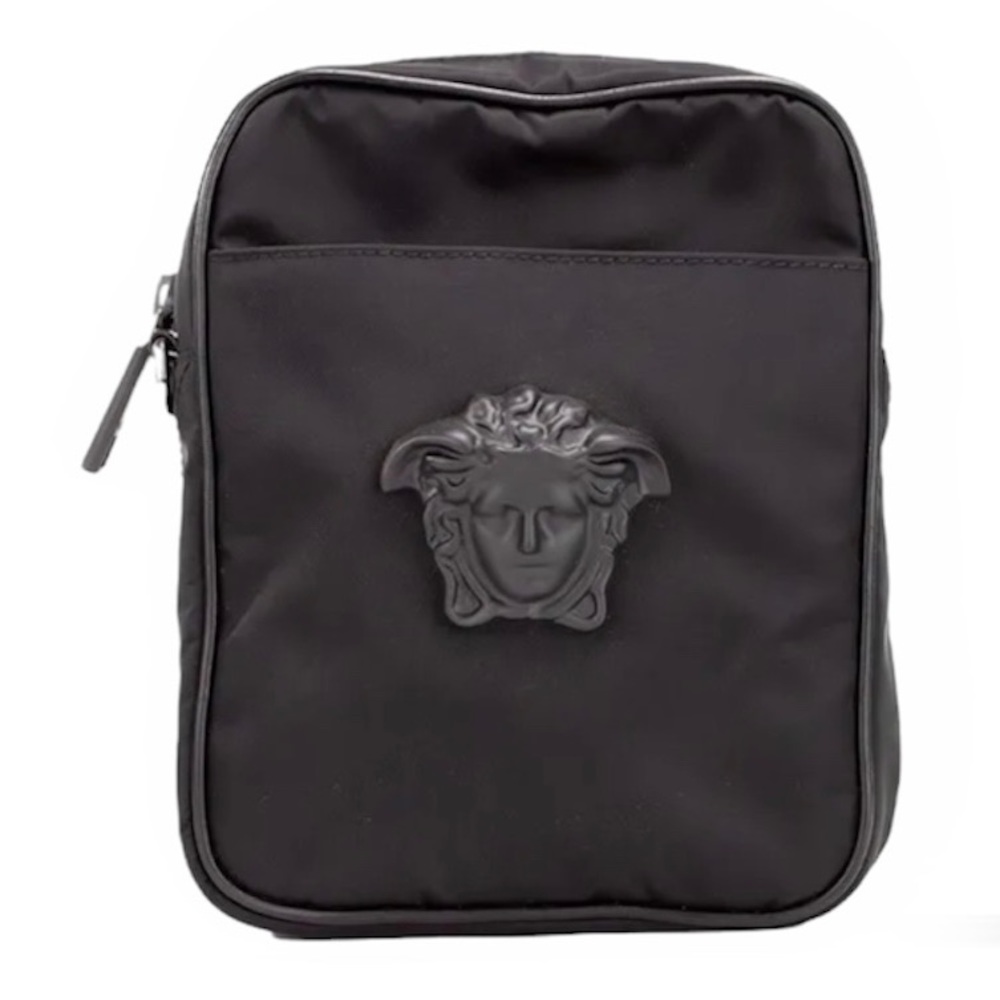 Versace Black Crossbody Bag with Medusa Emblem - Picture 2 of 8